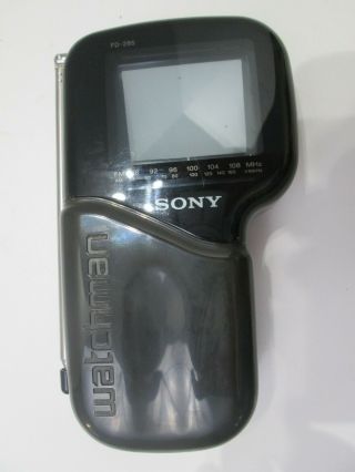 Sony Watchman Fd - 285 Tv Am/fm Stereo 2.  7 Inch Portable B&w