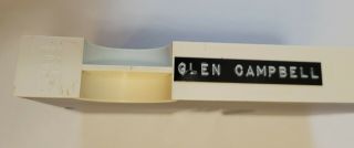 Scotch 3m White Reel To Reel 7 " /18cm Tape 1/4 ",  Hardcase.  Glen Campbell