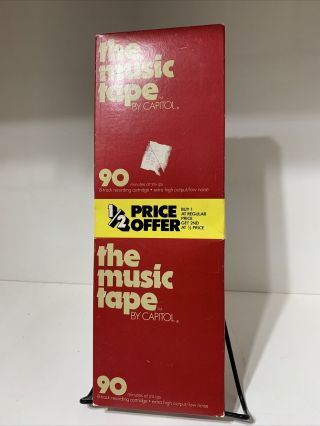 8 - Track Recording Cartridges Double Pack The Music Tape By Capitol 90 Minutes