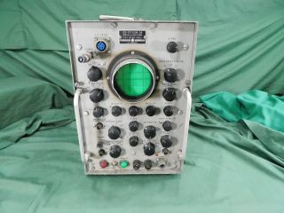 Vintage Trad Electronics Corp Oscilloscope An/usm - 38 Us Navy Electronic Test