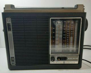 Vintage General Electric Radio Model No.  7 - 2964a Serial No.  011963