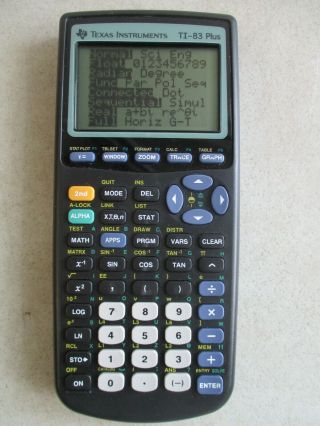 Texas Instruments Ti - 83 Plus Calculator