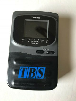 Casio Lcd Pocket Handheld Color Television Unit Tv - 100
