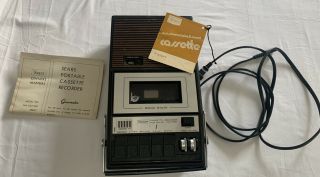 Vintage Sears Cassette Tape Player Recorder Solid State Dual Powered