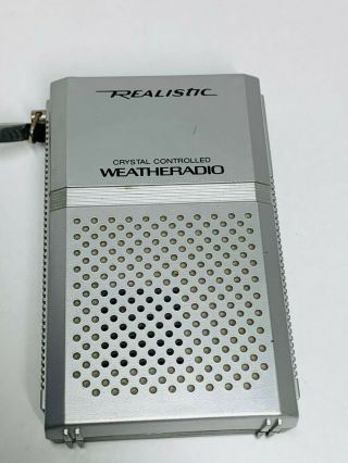 Realistic 12 - 151a Radio Shack Crystal Controlled Pocket Weather Radio -