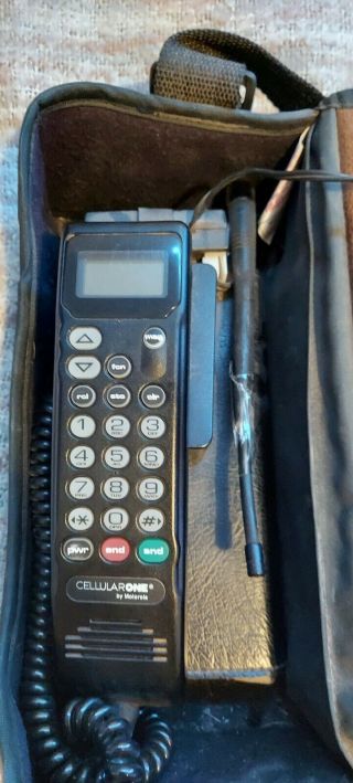 Vintage Motorola Cellular One Car Bag Phone 90 