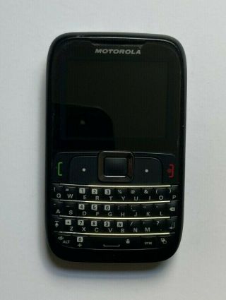 Motorola Ex430 At&t Consumer Cellular Gsm Phone W/ Full Qwerty Keyboard - Black