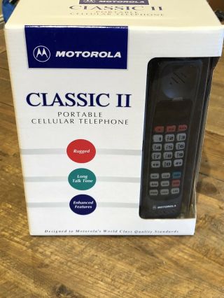 Vintage Motorola Dynatac Ultra Classic Ii Mobile Phone Brick Cell Retro Rare