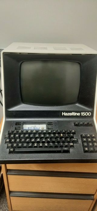 Hazeltine 1500 4dtd155207 Vintage Computer Terminal