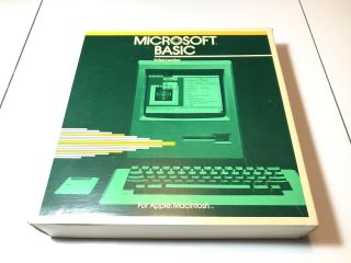 Vintage Macintosh Microsoft Basic 1.  0 Software P/n 014 - 096 - 004
