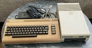 Commodore 64 Computer & 1541 Floppy Disk Drive W Power Supply