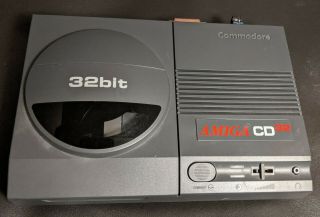 Commodore Amiga Cd32 (pal),  Controller,  Tf330 Upgrade,  Cf Card With Games
