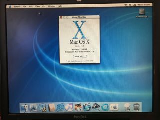 Apple Macintosh Mac PowerBook G3 M7572 4.  5 GB HDD/768 MB RAM box bundle 2