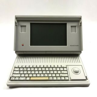 Apple Macintosh Portable M5120 Computer W Power Adapter Carry Case 1989