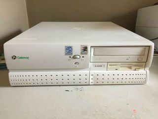 Vintage Gateway 2000 E - 3400 Piii Nlx Mini Computer 1ghz 256mb Pc Pentium 3
