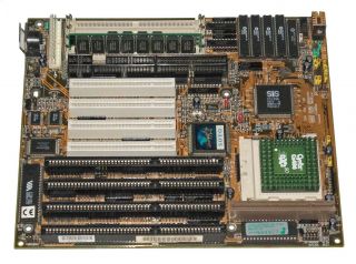 Soyo Sy - 4saw2 V.  I.  P.  Powerful 486 Vlb Motherboard With Cyrix 486dx2 80mhz Cpu