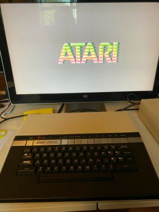 Atari 1200xl Computer,  Disk Drive,  Printer,  Games/software