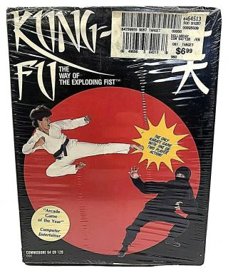 Kung Fu The Way Of The Exploding Fist 5.  25 " Disk Game Commodore 64 Complete Rare