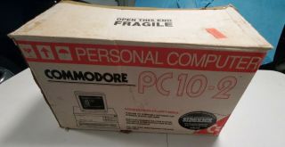 Vintage Commodore Home Computer System.  Commodore Pc 10 - 2.