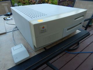 Vintage Apple Macintosh Centris 650 Desktop Computer M1205 W/mouse And Cables