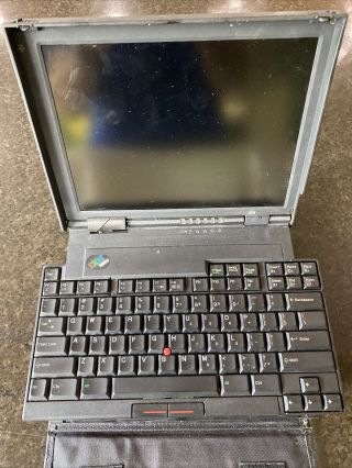Vintage Rare Ibm Thinkpad 701cs W/ Butterfly Keyboard Floppy And Dock Boots