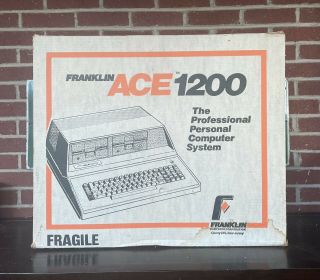 Vintage Franklin Ace 1200 Two Floppy Disk Drives Read