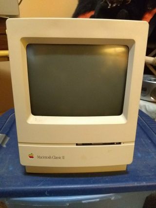 Vintage Apple Macintosh Classic Ii - Keyboard - Image Writer Ii - Manuals - Cords
