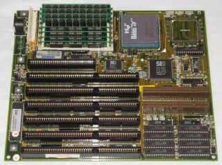 Soyo 025d2 486 Vlb Motherboard With Intel 486 Dx 33mhz Or Dx2 66mhz Cpu And Ram