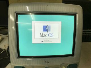 Apple iMac G3 Computer Bondi Blue OS 8.  5 32MB RAM 4GB HDD with Keyboard/Mouse 6