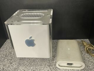 Apple Power Mac Macintosh G4 Cube M7886 450mhz/1.  25gb/60gb With Power Supply