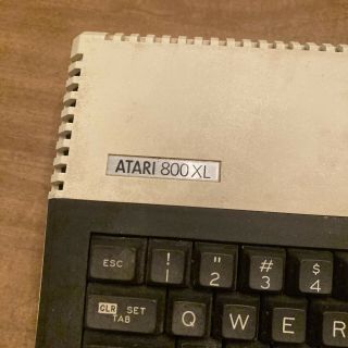 Vintage Atari 800XL Computer Gaming System Keyboard With Power Supply 3