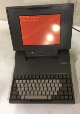 Vintage Toshiba T3100 Portable Personal Computer Laptop - Rare Bundle Starts