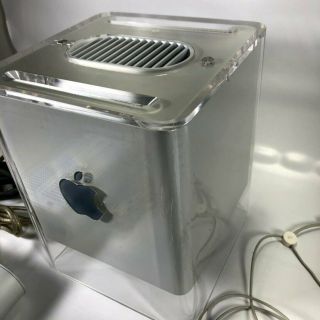 Apple Power MAC G4 Cube 450 MHz M7886 w/ Power Supply,  Speakers,  Mouse 3