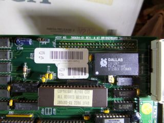 PC AT 80286 286 Emulator Card for Commodore Amiga 2000 Bridgeboard w/ Cable 3