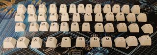 Vintage Ibm 3278 Beamspring Keyboard Alphanumeric Keycap Set