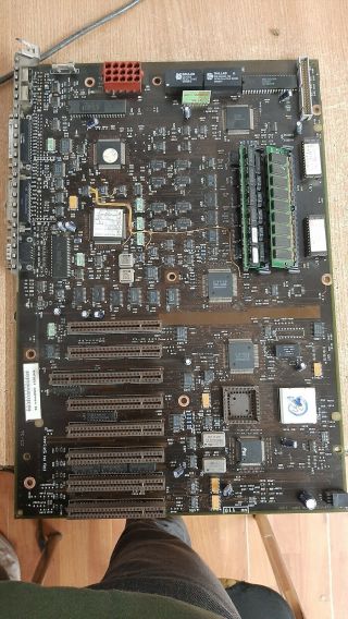 Rare Ibm Ps/2 Model 65sx 8565 Motherboard With 386sx - 16 And 2 Mb Ram