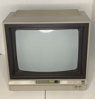 Commodore 1702 Monitor 60hz / Vintage Computer Monitor Rare Pc