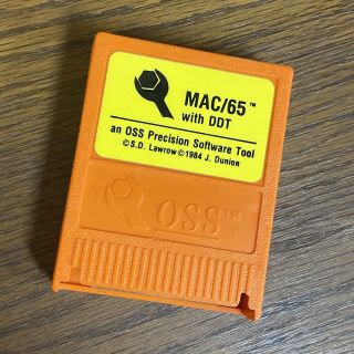 Mac/65 W/ Ddt Programming Cartridge Oss Atari Xe Xl 800