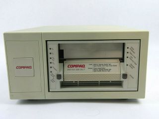 Vintage Compaq Series 3306 20/40gb Dlt External Scsi Tape Drive 30 - 60085 - 01