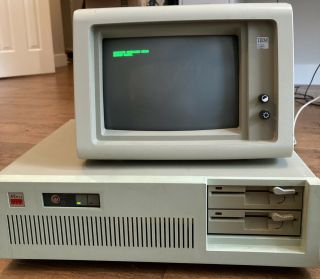 1984 Item/vintage Atplus 1800 Ibm 5170 Clone Pc With Ibm 5151 Monitor