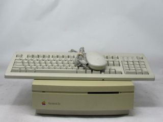 Vintage Apple Macintosh Ii Si M0360 Desktop Computer Pc W/keyboard,  Mouse