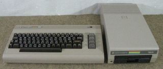 Commodore 64 Classic Breadbin & Commodore 1541 Floppy Disk Drive Beautifull