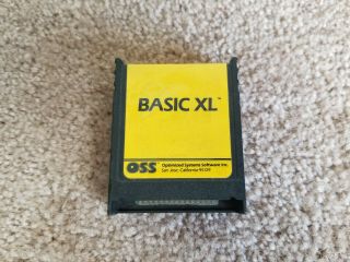 Atari 400/800/XL/XE Basic XL by OSS Complete with Manuals,  1 Cart,  and 1 Floppy 2
