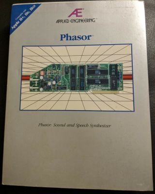 Applied Engineering Phasor Sound Card For Apple Ii - Complete -