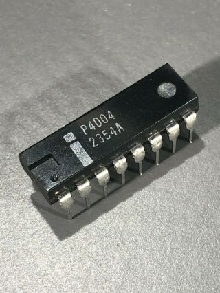 Intel 4004 - The First Microprocessor (nos,  P4004,  1976,  Malaysia,
