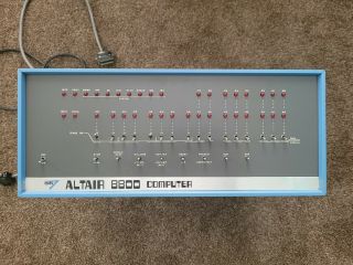 Altair 8800 Microcomputer Designed In 1974 By Mits