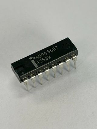 Intel 4004 - The First Microprocessor (nos,  P4004,  1980,  8020,  Philippines,