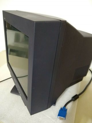 Dell Sony Trinitron Ultrascan P780 17 " Retro Gaming Vga Crt Monitor Black