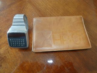 Vintage Hewlett Packard Hp - 01 Hp01 1977 Model 1 Calculator Wristwatch Watch