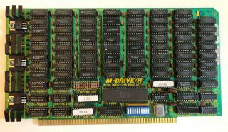Compupro M - Drive/h 512k / 2meg Solid State Disk Emulator Board,  Fully Populated